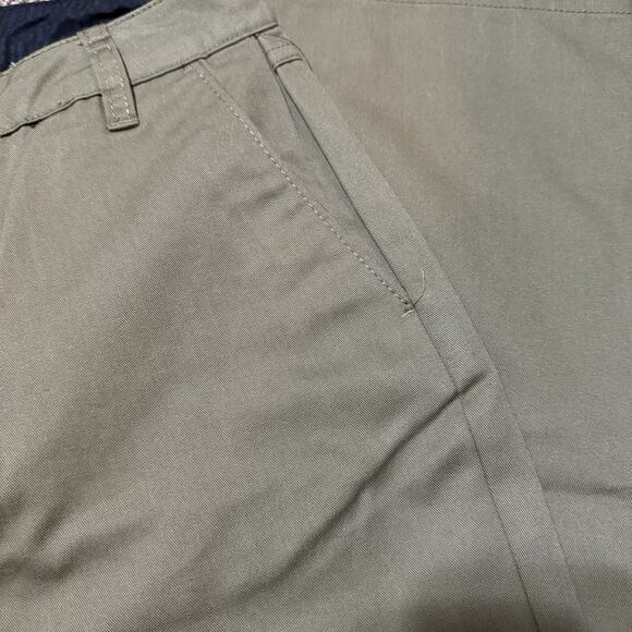 Volcom Women's Chickie High Rise Chino Pants Green Size 25 - Picture 6 of 7